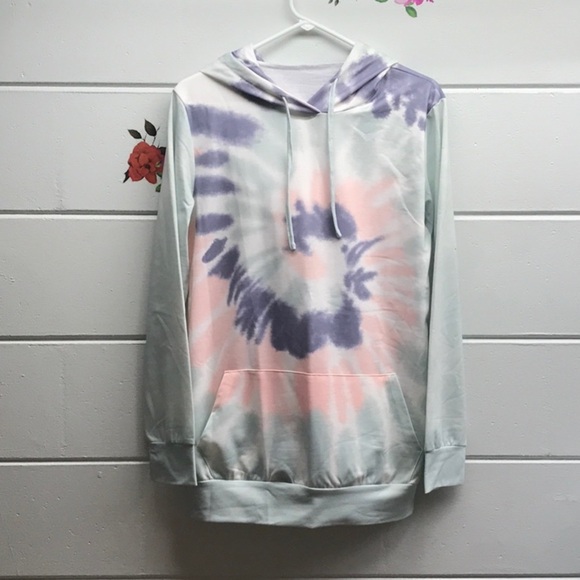 Pastel Tie-Dye Hoodie - Picture 1 of 3